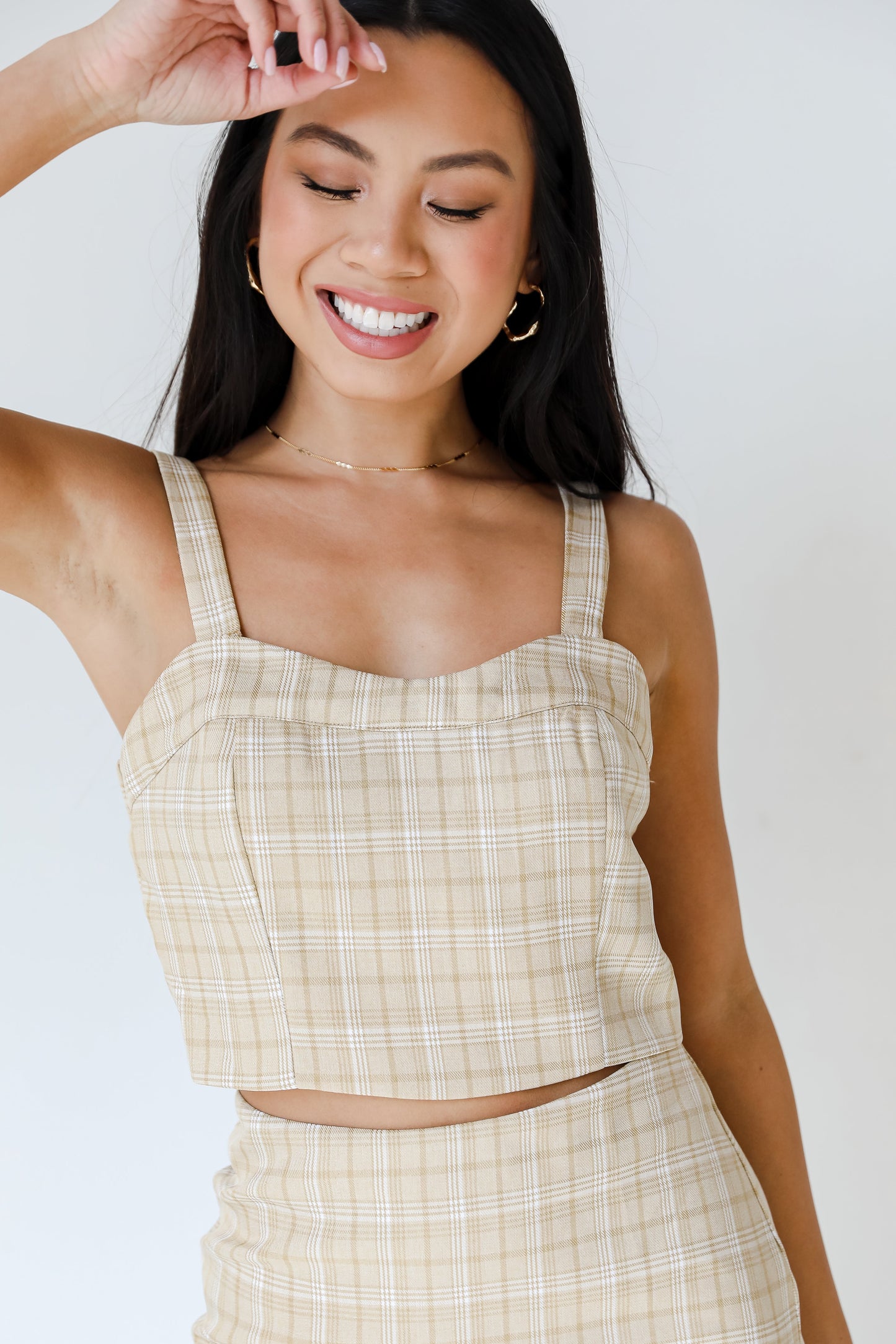 Plaid Crop Top