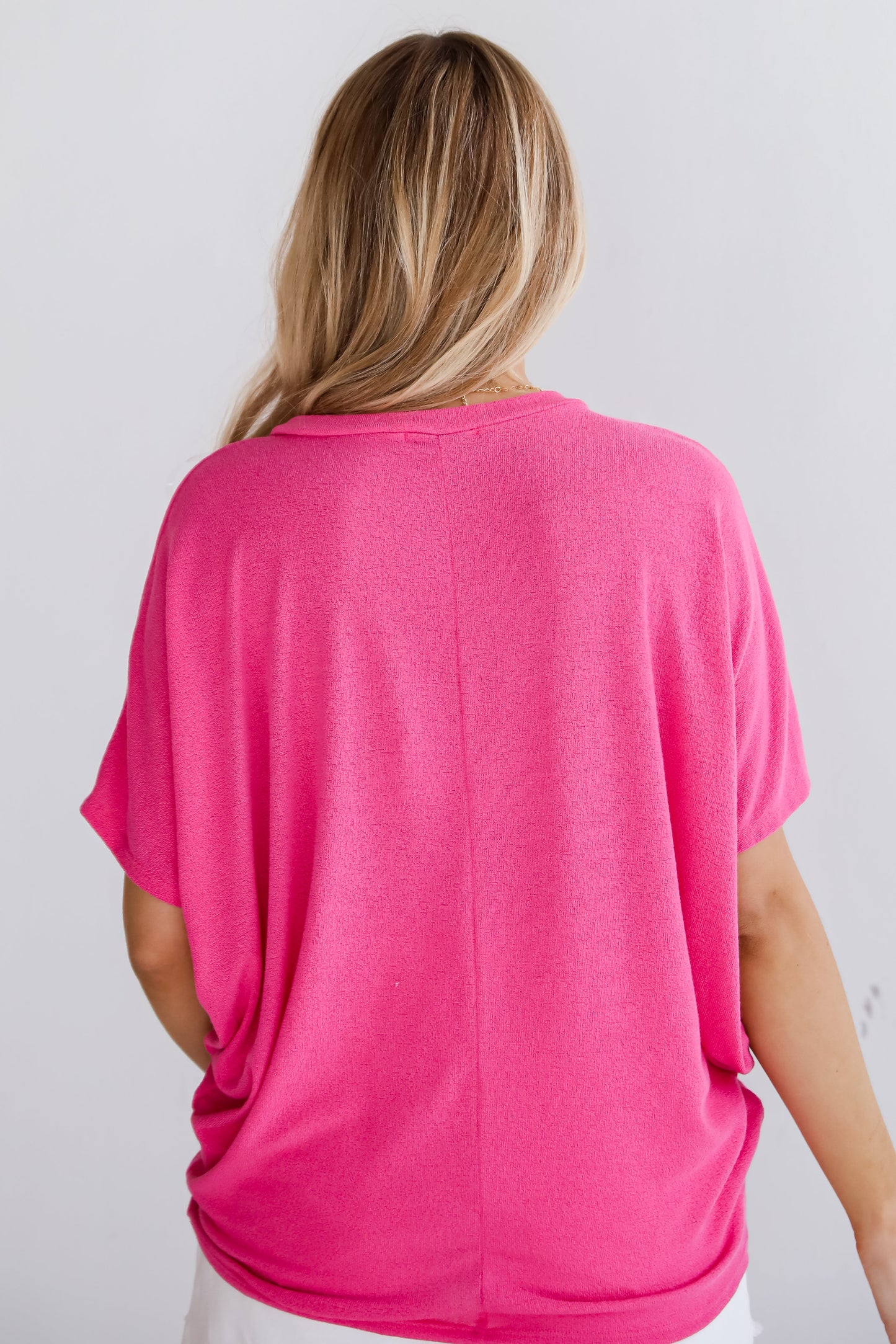 Ellie Lightweight Knit Top in pink